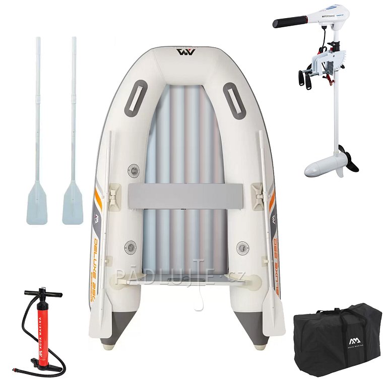 Člun AQUA MARINA U-DeLuxe 2,5m IF - nafukovací člun s nafukovací podlahou