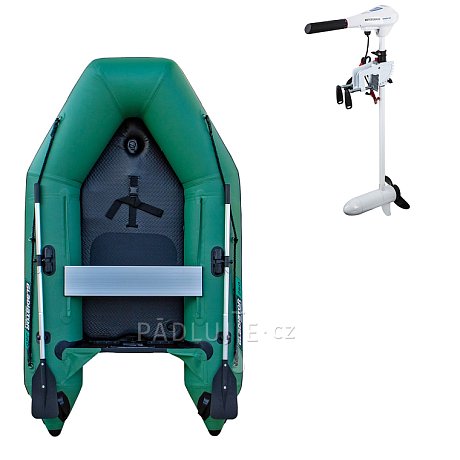 Člun GLADIATOR AK260AD green - nafukovací člun s vysokotlakou podlahou
