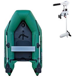 Člun GLADIATOR AK260AD green - nafukovací člun s vysokotlakou podlahou