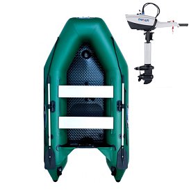 Člun GLADIATOR LIGHT AK280AD green - nafukovací člun s vysokotlakou podlahou