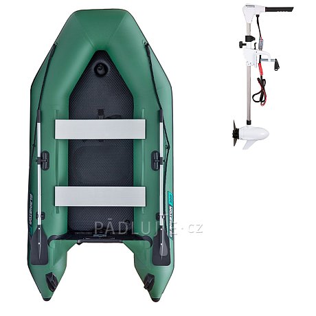 Člun GLADIATOR LIGHT AK300AD green - nafukovací člun s vysokotlakou podlahou
