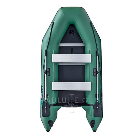 Člun GLADIATOR LIGHT AK300WF green - nafukovací člun s dřevěnou podlahou