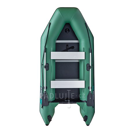 Člun GLADIATOR LIGHT AK320WF green - nafukovací člun s dřevěnou podlahou