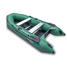 Člun GLADIATOR LIGHT AK320WF green - nafukovací člun s dřevěnou podlahou