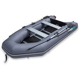 Člun GLADIATOR LIGHT AK320WF dark grey - nafukovací člun s dřevěnou podlahou