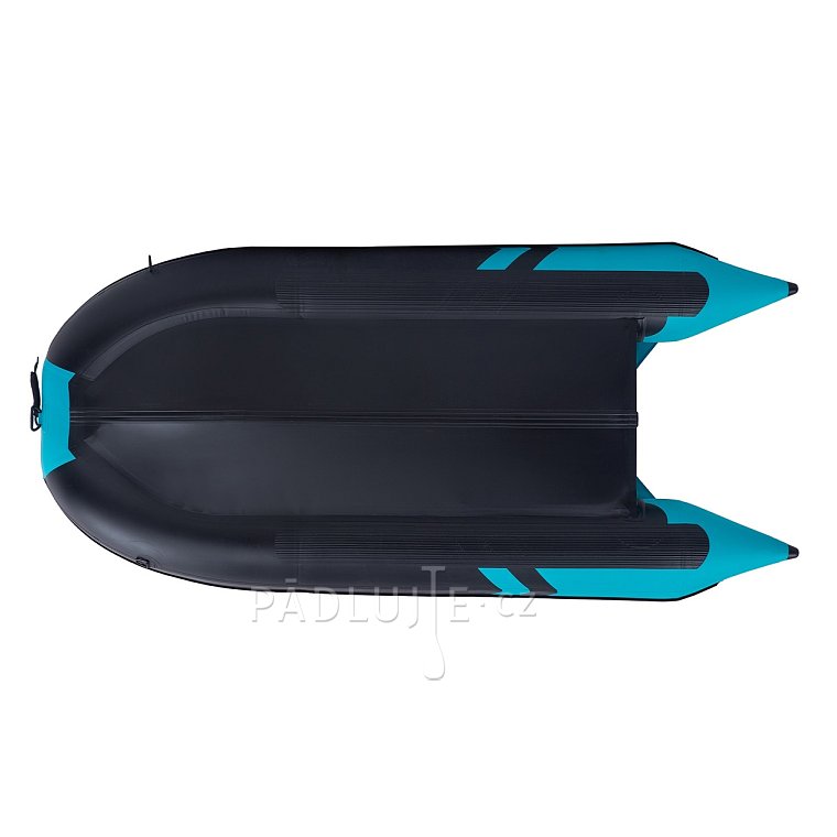 GLADIATOR B330AD black turquoise - nafukovací člun s vysokotlakou podlahou