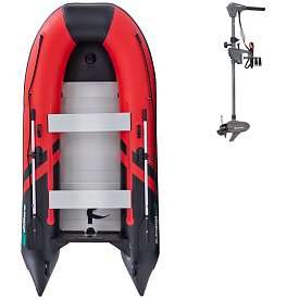 Člun GLADIATOR CLASSIC B330AL red black - nafukovací člun s hliníkovou podlahou