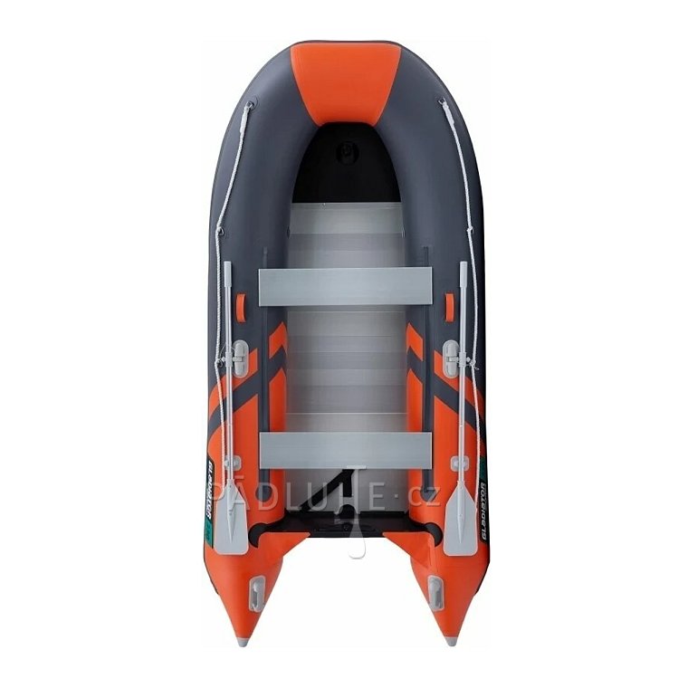 GLADIATOR B330 orange dark gray - nafukovací člun s hliníkovou podlahou