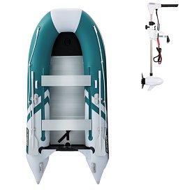 Člun GLADIATOR CLASSIC B330AL sea green white - nafukovací člun s hliníkovou podlahou