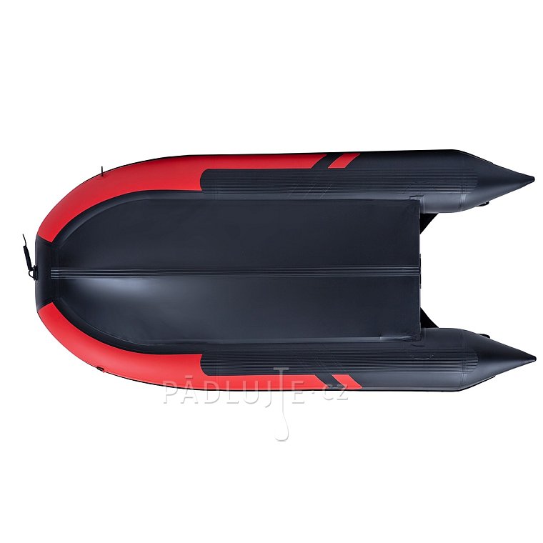 GLADIATOR B370 red black - nafukovací člun s hliníkovou podlahou