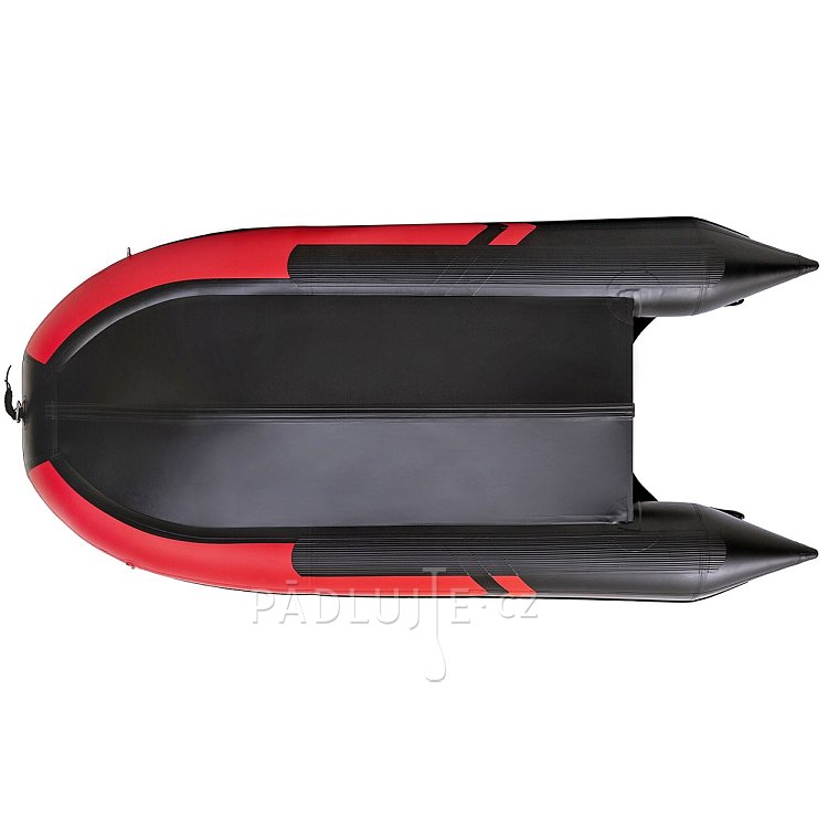 GLADIATOR C370 AL red black - nafukovací člun s hliníkovou podlahou