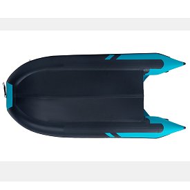 Člun GLADIATOR ACTIVE C370AL black turquoise - nafukovací člun s hliníkovou podlahou