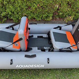 Kajak AQUADESIGN Koloa X'Perience 2 360 - nafukovací dvoumístný - varianta: základní sada- POUŽITÉ ZBOŽÍ BAZAR záruka 2 roky