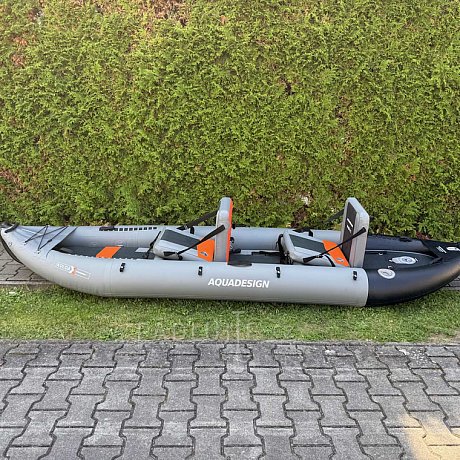 Kajak AQUADESIGN Koloa X'Perience 2 360 - nafukovací dvoumístný - varianta: základní sada- POUŽITÉ ZBOŽÍ BAZAR záruka 2 roky