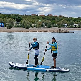 Paddleboard F2 STRATO 10'5'' COMBO BLUE s pádlem - nafukovací paddleboard a kajak