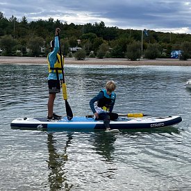 Paddleboard F2 STRATO 10'5'' COMBO BLUE s pádlem - nafukovací paddleboard a kajak