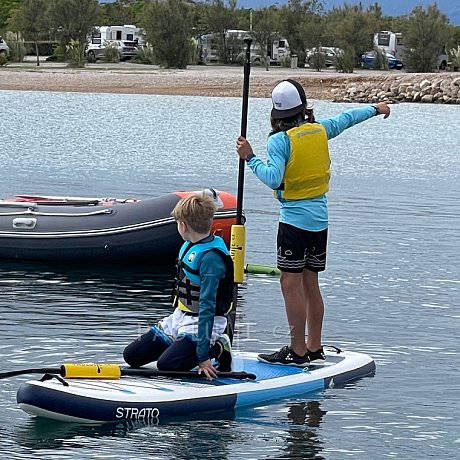 Paddleboard F2 STRATO 10'5'' COMBO BLUE s pádlem - nafukovací paddleboard a kajak