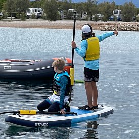 Paddleboard F2 STRATO 10'5'' COMBO BLUE s pádlem - nafukovací paddleboard a kajak