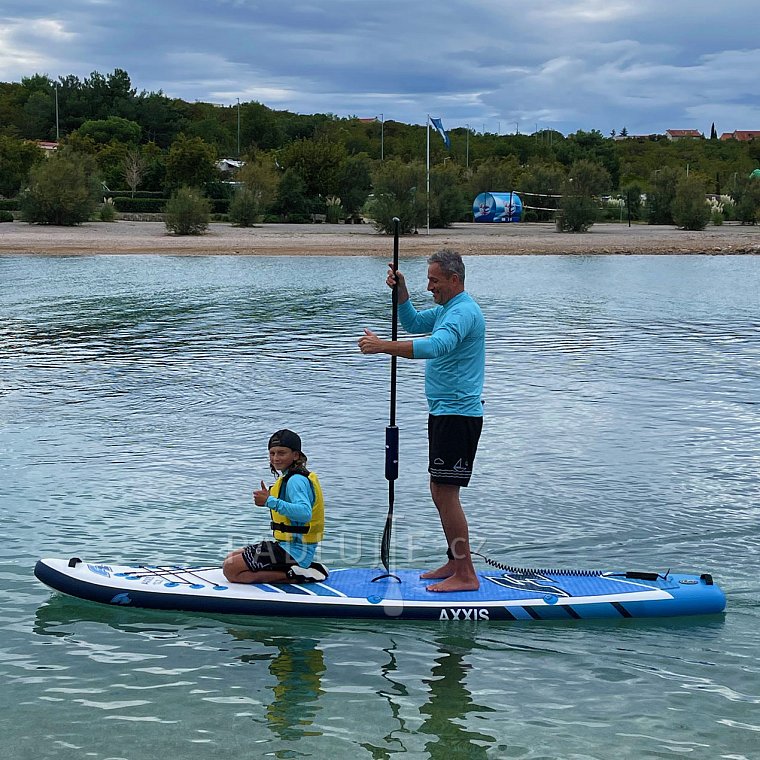 Paddleboard F2 AXXIS SMU 12'2 COMBO LIGHT BLUE s pádlem - nafukovací paddleboard