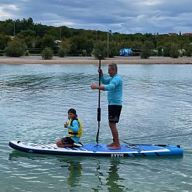 Paddleboard F2 AXXIS SMU 12'2 COMBO LIGHT BLUE s pádlem - nafukovací paddleboard