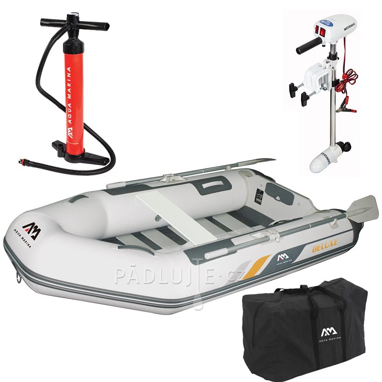 Člun AQUA MARINA A-DeLuxe 2,5m SDF BT-88810 - nafukovací člun s dřevěnou podlahou