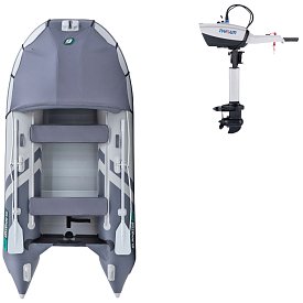 Člun GLADIATOR ACTIVE C330AL light dark grey - nafukovací člun s hliníkovou podlahou