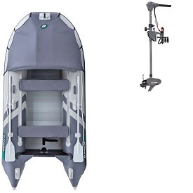Člun GLADIATOR ACTIVE C330AL light dark grey - nafukovací člun s hliníkovou podlahou
