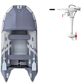 Člun GLADIATOR ACTIVE C330AL light dark grey - nafukovací člun s hliníkovou podlahou