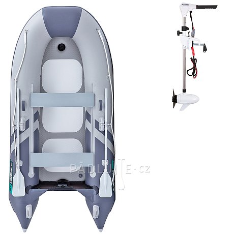 Člun GLADIATOR CLASSIC B330AD light dark grey- nafukovací člun s vysokotlakou podlahou