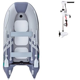 Člun GLADIATOR CLASSIC B330AD light dark grey- nafukovací člun s vysokotlakou podlahou