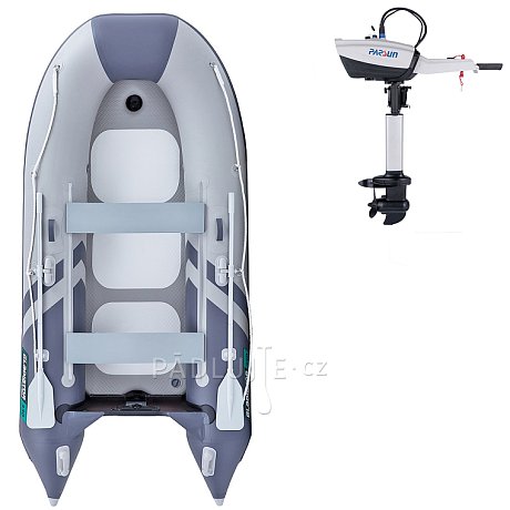Člun GLADIATOR CLASSIC B330AD light dark grey- nafukovací člun s vysokotlakou podlahou