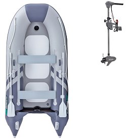 Člun GLADIATOR CLASSIC B330AD light dark grey- nafukovací člun s vysokotlakou podlahou