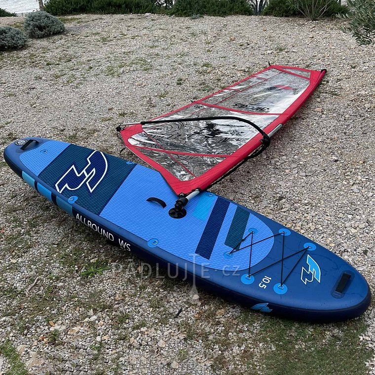 Paddleboard F2 ALLROUND AIR WS 11'5 BLUE komplet s plachtou - nafukovací paddleboard a windsurfing