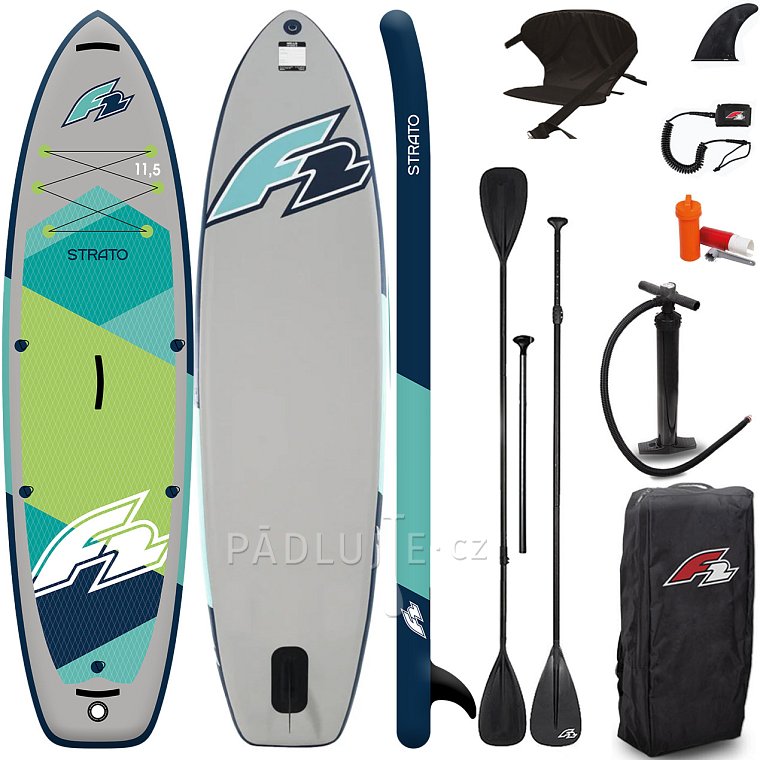 Paddleboard F2 STRATO 12'5 GREEN - nafukovací paddleboard