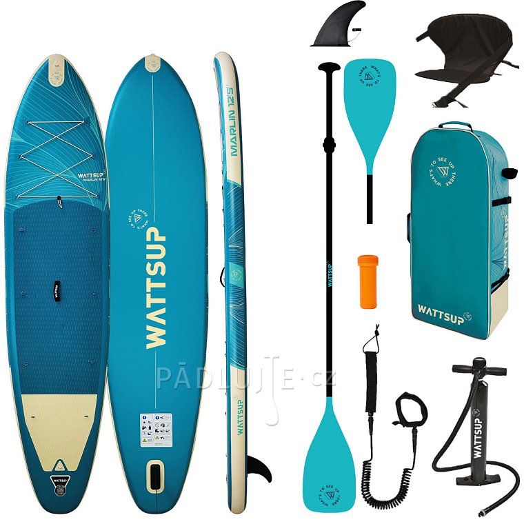 Paddleboard WATTSUP MARLIN 12'5 MINICOMBO - nafukovací