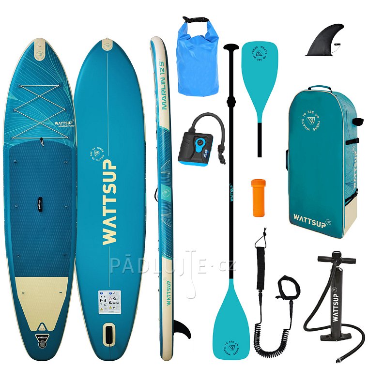 Paddleboard WATTSUP MARLIN 12'5 MINICOMBO - nafukovací