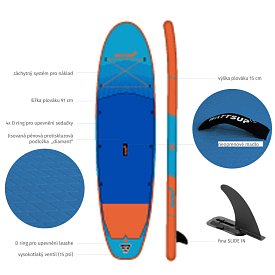 Paddleboard WATTSUP F12 12'0 COMBO SMU - nafukovací