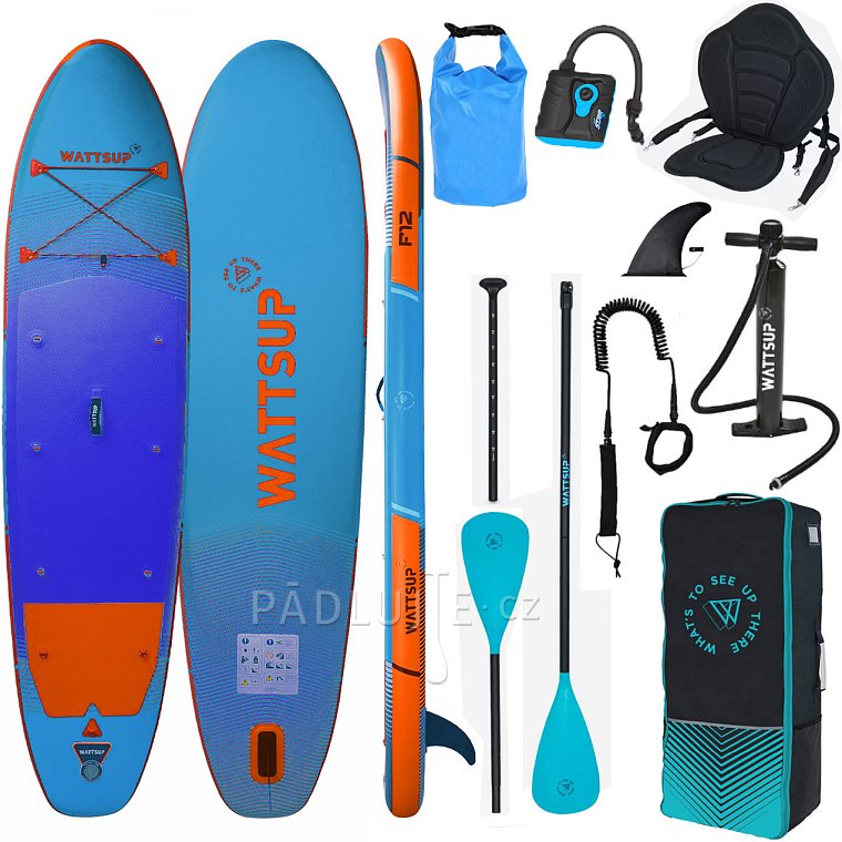 Paddleboard WATTSUP F12 12'0 COMBO SPECIAL - nafukovací