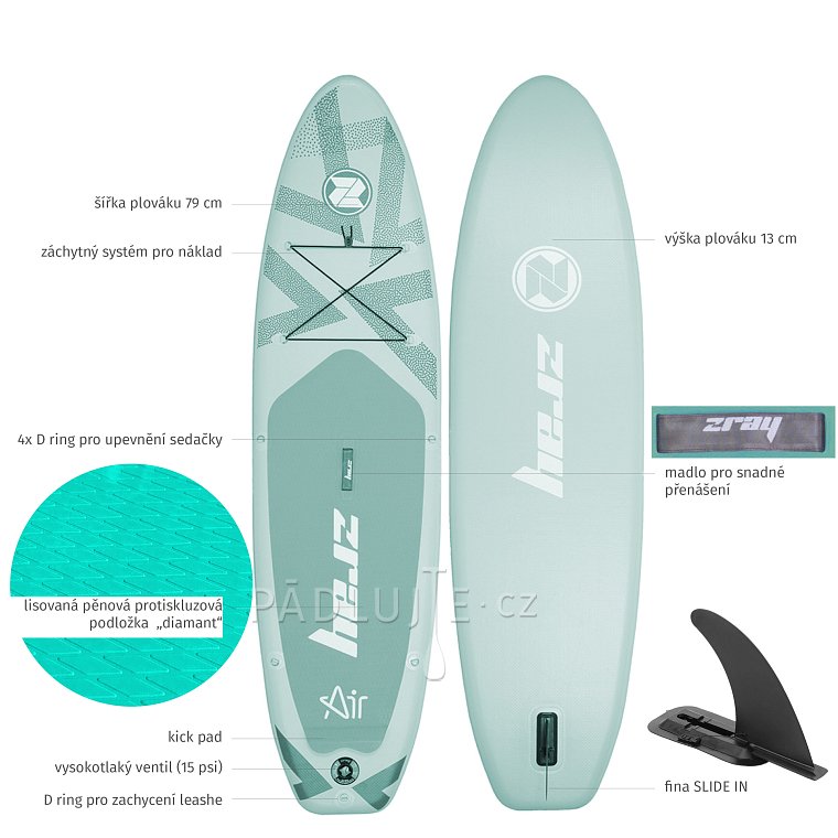 Paddleboard ZRAY EA-2 ALLROUND AIR  10'2 - nafukovací paddleboard