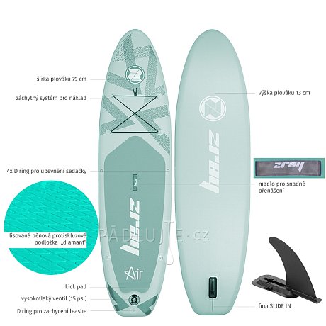 Paddleboard ZRAY EA-2 Allround Air  10'2 - nafukovací paddleboard