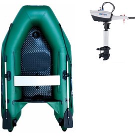 Člun GLADIATOR AK240AD green - nafukovací člun s vysokotlakou podlahou