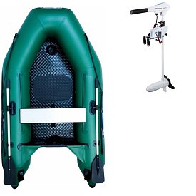 Člun GLADIATOR AK240AD green - nafukovací člun s vysokotlakou podlahou