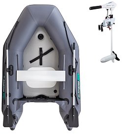 Člun GLADIATOR AK240AD dark grey - nafukovací člun s vysokotlakou podlahou