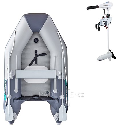 Člun GLADIATOR AK240AD light dark grey - nafukovací člun s vysokotlakou podlahou