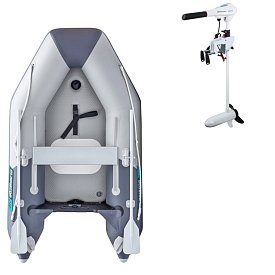 Člun GLADIATOR AK240AD light dark grey - nafukovací člun s vysokotlakou podlahou