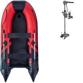 Člun GLADIATOR CLASSIC B330AD red black - nafukovací člun s vysokotlakou podlahou