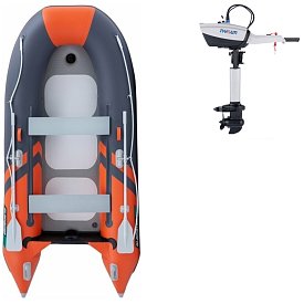 Člun GLADIATOR CLASSIC B330AD orange dark grey - nafukovací člun s vysokotlakou podlahou