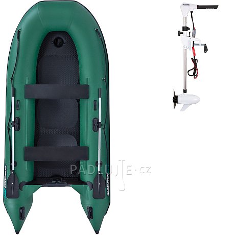 Člun GLADIATOR CLASSIC B330AD green - nafukovací člun s vysokotlakou podlahou