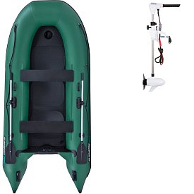 Člun GLADIATOR CLASSIC B330AD green - nafukovací člun s vysokotlakou podlahou