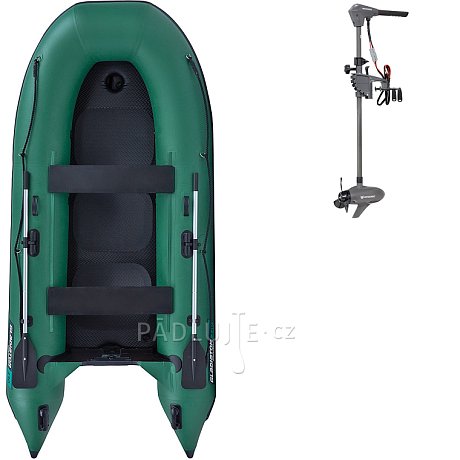 Člun GLADIATOR CLASSIC B330AD green - nafukovací člun s vysokotlakou podlahou